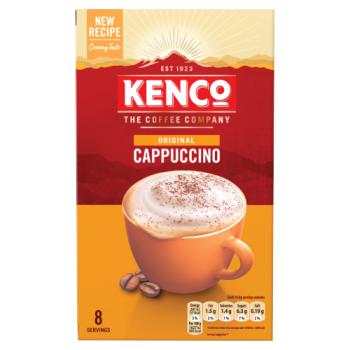 Kenco Cappuccino Instant Coffee Sachets 8 x 14.8g (118.4g)