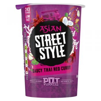 Pot Noodle Asian Thai Red Curry