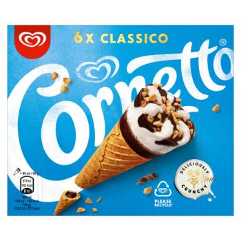Cornetto  Ice cream  Cone Classico 6 x 90ml 