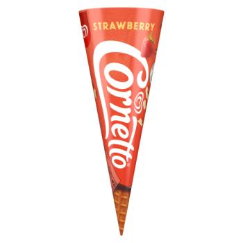 Cornetto  Ice Cream Cone Strawberry 120ml 