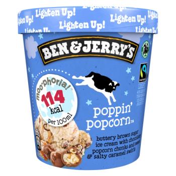 Ben & Jerry's Ice Cream Moo-phoria Poppin' Popcorn 465ml 
