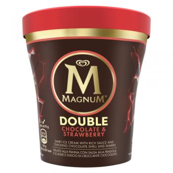Magnum Double Chocolate & Strawberries Ice Cream 440 Ml