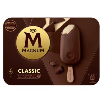 Magnum  Ice Cream Sticks Classic 4 x 100ml 