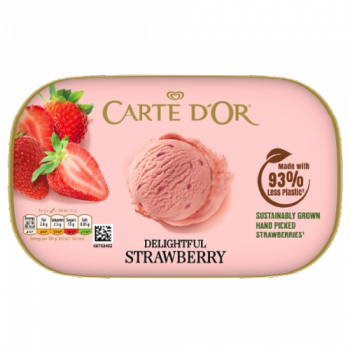 Carte D'or Delightful Strawberry Ice Cream Dessert 900ml 