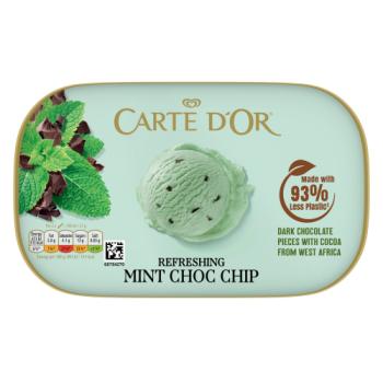 Carte D'or  Ice Cream Dessert Refreshing Mint Choc Chip 900ml 