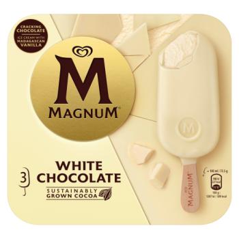 Magnum  Ice Cream Sticks White Chocolate 3 x 100ml 
