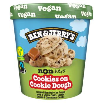 Ben & Jerry's  Ice Cream Tub Non Dairy Cookies on Cookie Dough 465ml 