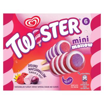 Heartbrand Twister Ice Lollies Mini Mallow 6x 50 ml 