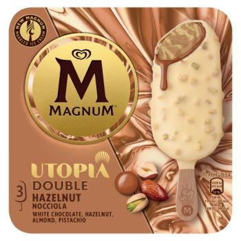 Magnum Utopia Ice Cream Sticks Double Hazelnut 3 x 85ml 