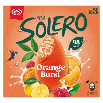 Solero  Ice Cream Sticks Orange Burst 3x 90 ml 