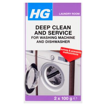 HG Deep Clean and Service for Washing Machine and Dishwasher 2 x 100g