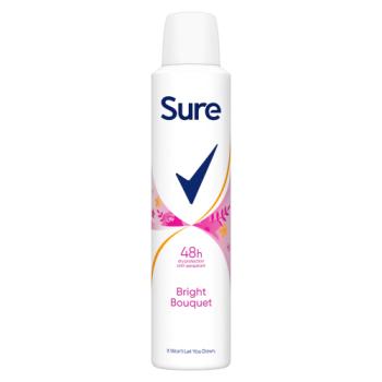 Sure  Anti-Perspirant Aerosol Bright Bouquet 250ml 