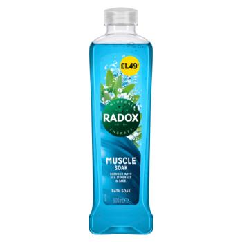 Radox Muscle Soak Bath Soak 500ml PM £1.49