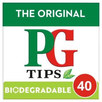 PG Tips 40 Pyramid Tea Bags 116g
