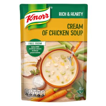Knorr Rich & Hearty Cream of Chicken Soup 390g