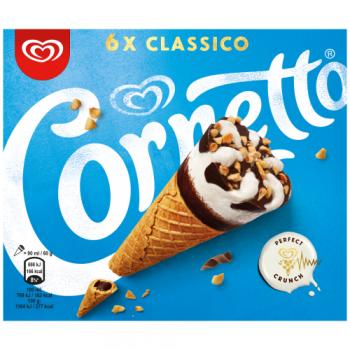 Cornetto Classico Ice cream cone 6 x 90ml