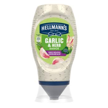 Hellmann's  Creamy Sauce Garlic & Herb 250ml 
