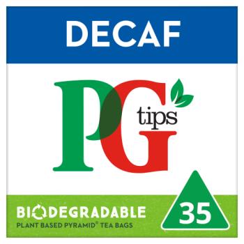 PG Tips The Tasty Decaf 35 Pyramid Tea Bags 101g