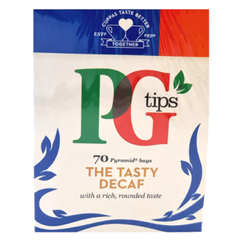 PG Tips The Tasty Decaff Pyramid Tea Bags 70s