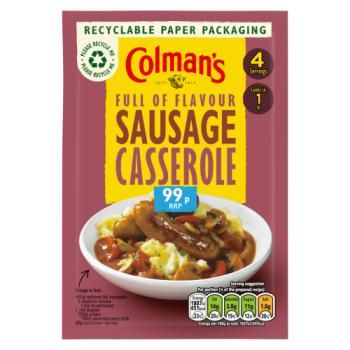 Colman's  Recipe Mix Sausage Casserole 39g 
