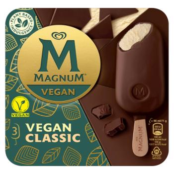 Magnum Vegan Ice Cream Sticks Classic 3 x 90ml 