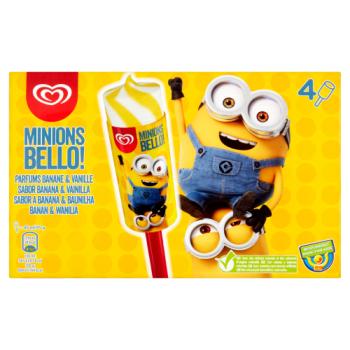 Algida Minions Bello! Ice Cream 340 ml (4 Pieces)