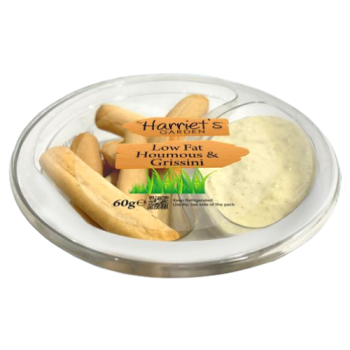 Harriet's Garden Low Fat Houmous & Grissini 60g 