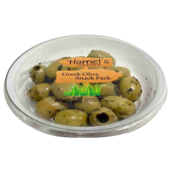 By Harriet's Garden Greek Olive Snack Pack 65g 