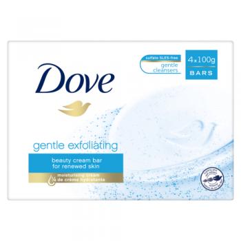 Dove Gentle Exfoliating Soap 4's