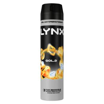 Lynx  Anti-Perspirant Aerosol Gold 250ml 
