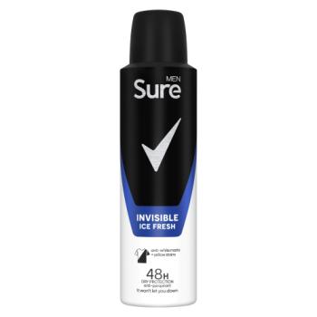 Sure Men  Antiperspirant Aerosol Invisible Ice Fresh 150ml 