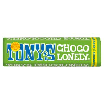 Tony's Chocolonely Fairtrade 51% Dark Chocolate Almond Sea Salt 47g