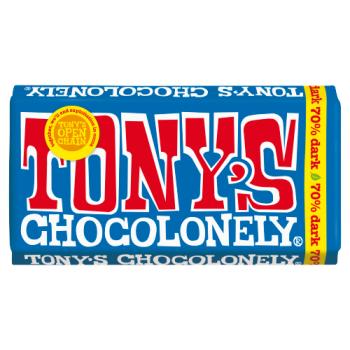 Tony's Chocolonely Fairtrade Dark Chocolate 70% 180g