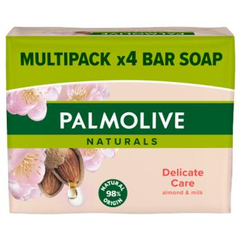 Palmolive Naturals Delicate Care Almond Milk Soap Bar 4 x 90g