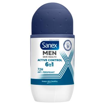 Sanex Men Active Control 72h Antiperspirant Roll On Deodorant 50ml 