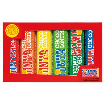 Tony's Chocolonely Rainbow Tasting Pack 6x 47/50g 