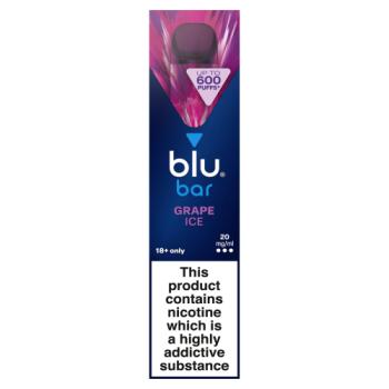 blu bar Grape Ice Disposable Vape 20mg/ml