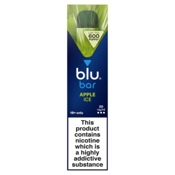 blu bar Apple Ice Disposable Vape 20mg/ml