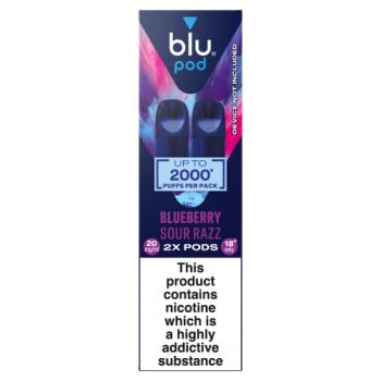 blu pod Blueberry Sour Razz 20mg/ml 2 x 2ml