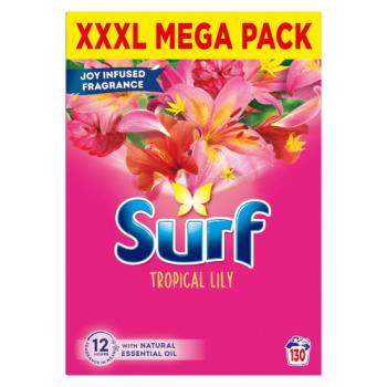 Surf  Washing Powder Tropical Lily 130 washes 6.5kg 