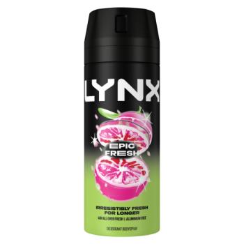 Lynx  Aerosol Body Spray Epic Fresh 150ml 