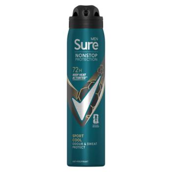 Sure Men Nonstop Protection Anti-Perspirant Aerosol Sport Cool 250ml 