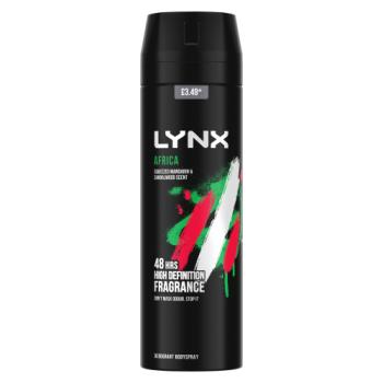 Lynx  Aerosol Body Spray Africa XL 200 ml 