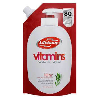 Lifebuoy  Liquid Handwash Original Vitamins Refill Pouch 500 ml 