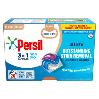 Persil 3 in 1 Washing Capsules Non Bio 26 Washes 