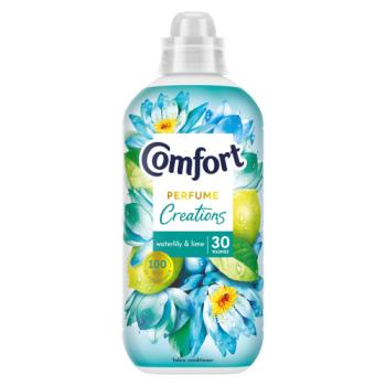 Comfort Perfume Creations Fabric Conditioner Waterlily & Lime 30 washes (900ml) 