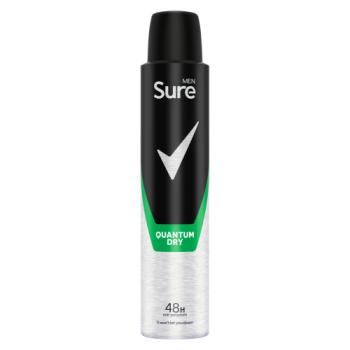 Sure Men Antiperspirant Aerosol Quantum Dry 200ml 