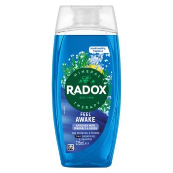 Radox Mineral Therapy 2-in-1 Shower Gel & Shampoo Feel Awake 225ml 