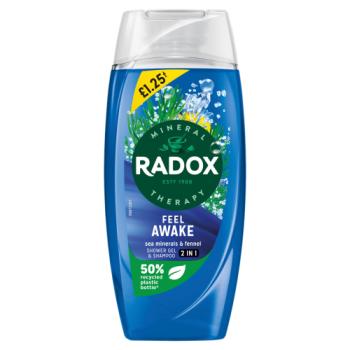 Radox Mineral Therapy Body Wash Feel Awake 225ml 