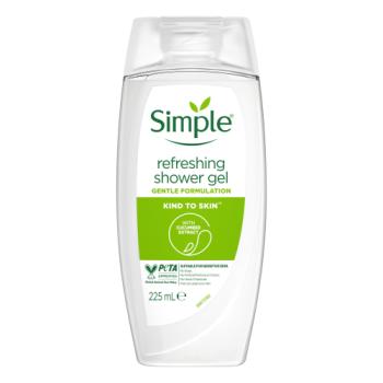 Simple Kind to Skin Shower Gel Refreshing 225ml 